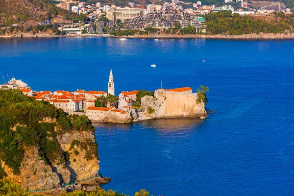 Altstadt Budva Montenegro Architektonischer Hintergrund — Stockfoto