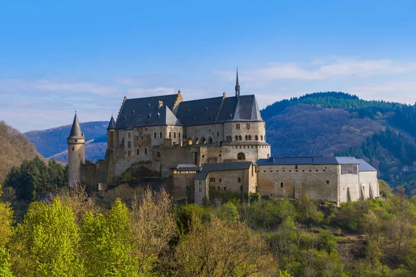 Vianden Castle Luxembourg Architecture Background — Stock Photo, Image