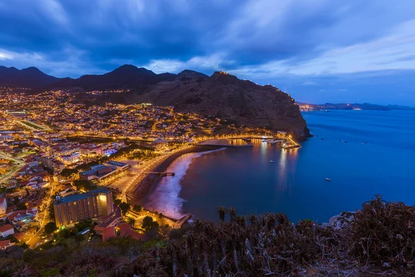 Cidade Machico Madeira Portugal Fundo Viagem — Fotografia de Stock