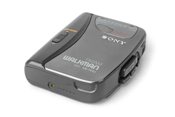 Москва Россия Января 2018 Года Старый Кассетный Плеер Sony Walkman — стоковое фото