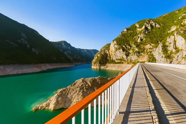 Cañón Del Piva Montenegro Antecedentes Viaje Por Naturaleza —  Fotos de Stock