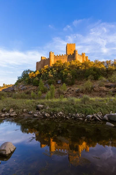 Almourol castle - Portugal - architecture background