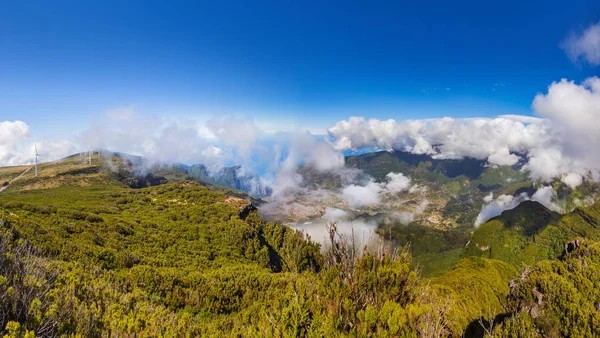 Górska Wioska Maderze Portugalia Tło Podróży — Zdjęcie stockowe