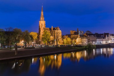 Maastricht cityscape - Hollanda - mimari arka plan