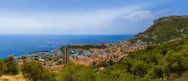 Panorama Mónaco Viajes Arquitectura Fondo — Foto de Stock