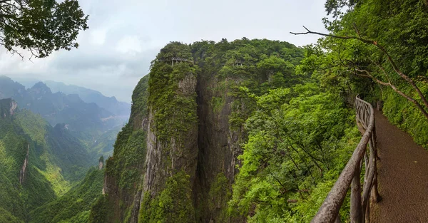 Panorama Des Tianmenshan Naturparks China Reisehintergrund — Stockfoto