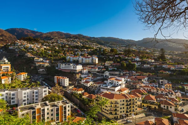 Ciudad Funchal Madeira Portugal Antecedentes Viaje —  Fotos de Stock