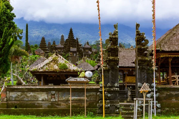 Pura Besakih Tempel Bali Island Indonesien Resor Och Arkitektur Bakgrund — Stockfoto