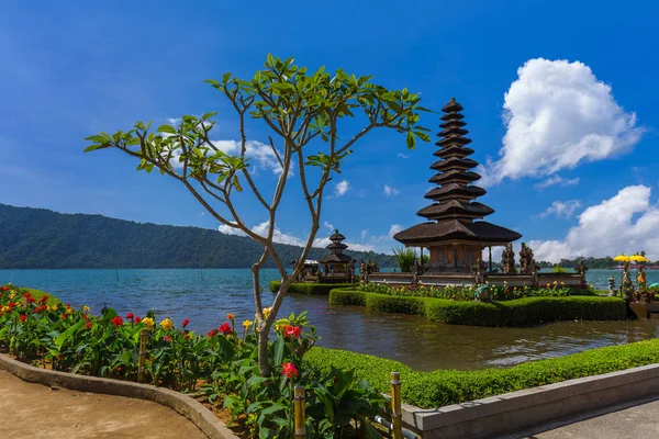 Temple Pura Ulun Danu Bali Island Indonésie Voyage Architecture Arrière — Photo