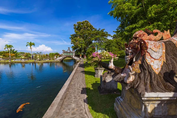 Wasserpalast Tirta Ganga Auf Bali Indonesien Reise Und Architektur Hintergrund — Stockfoto