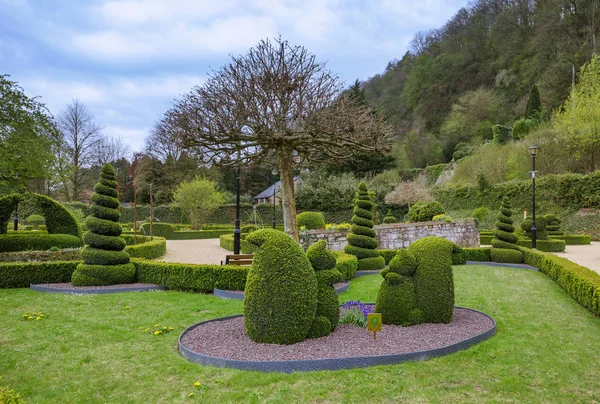 Bush Escultura Parque Durbuy Bélgica Fondo Naturaleza — Foto de Stock