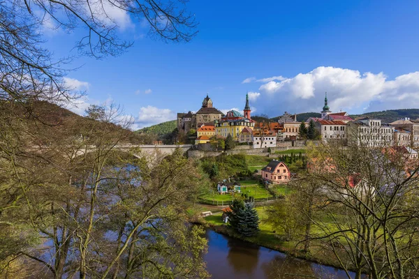 Castello di Loket in Repubblica Ceca — Foto Stock