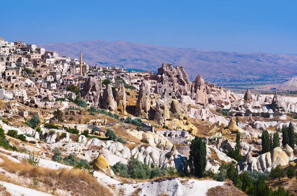 Nevsehir stad in Turkije van Cappadocia cave — Stockfoto