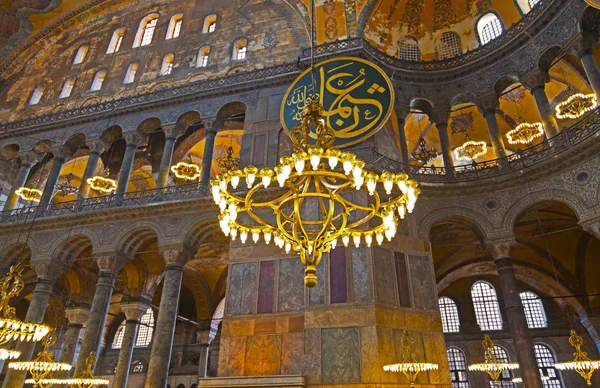 Hagia sophia interior bei istanbul turkey — Stockfoto