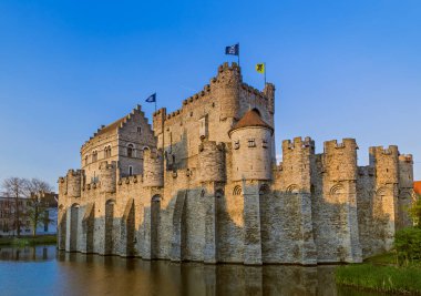 Gent 'teki Gravensteen Kalesi - Belçika