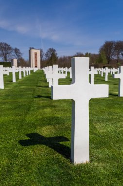 Amerikan memorial mezarlığı Dünya Savaşı Lüksemburg
