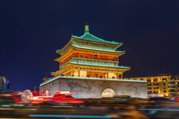 Xian, China - 19 de maio de 2018: Bell Tower na cidade velha — Fotografia de Stock