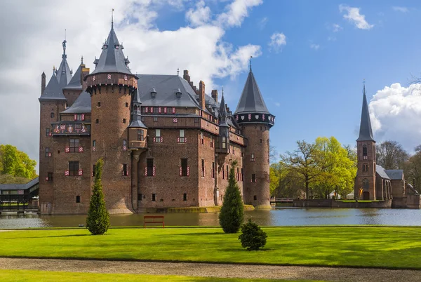 De Haar castello vicino a Utrecht - Paesi Bassi — Foto Stock