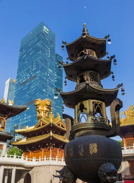 Jing eine Tempel - Shanghai China — Stockfoto
