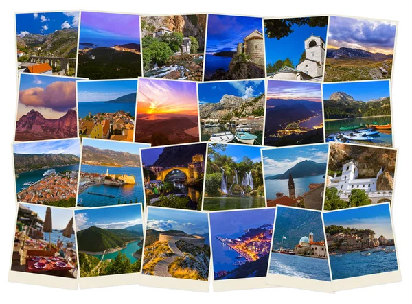 堆栈的黑山旅游图像 （我的照片) — 图库照片