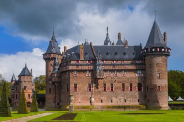 Utrecht yakınlarındaki De Haar Kalesi - Hollanda