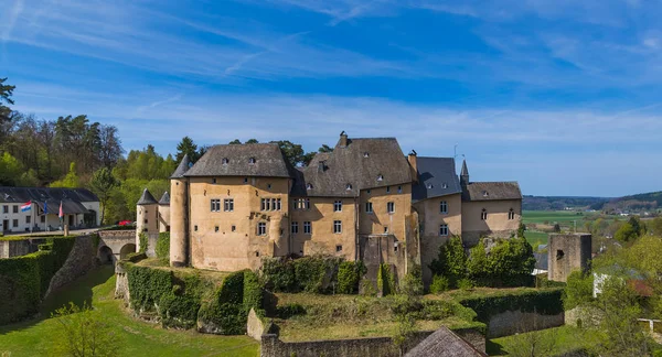 Bourglinster hrad v Lucembursku — Stock fotografie