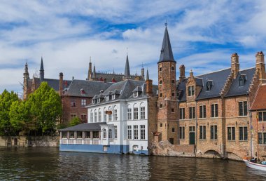 Brugge cityscape - Belçika