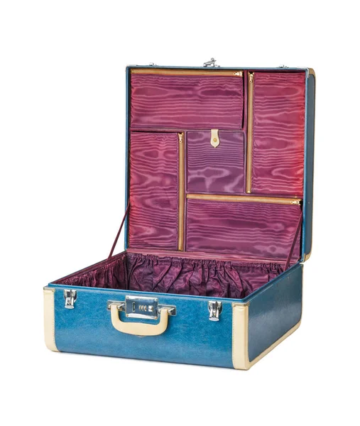 Vintage travel suitcase — Stock Photo, Image