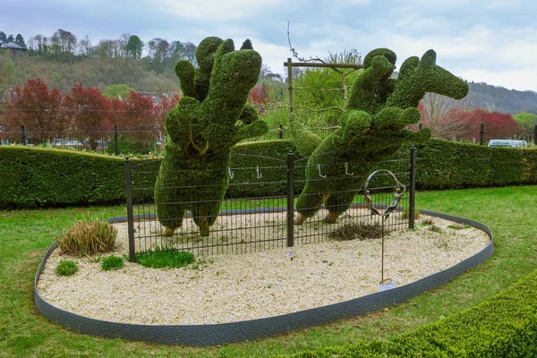 Escultura Bush no parque - Durbuy Bélgica — Fotografia de Stock