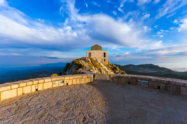 Lovcen Mountains National park i solnedgången - Montenegro — Stockfoto