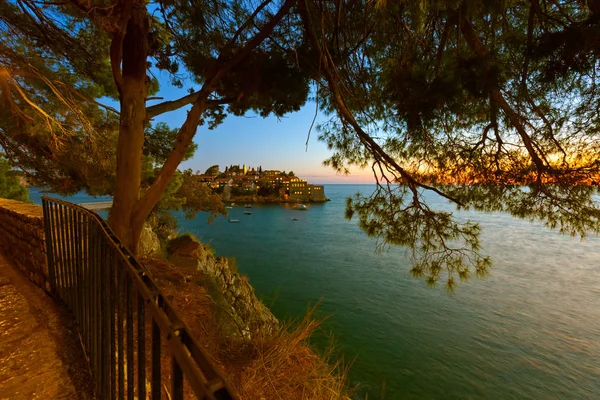 Island Sveti Stefan - Montenegro — Stock Photo, Image