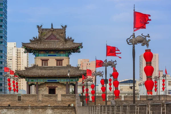 North wall of old town - Xian China — Stock Photo, Image