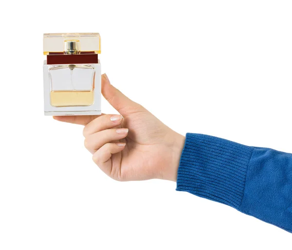 Mano con profumo — Foto Stock