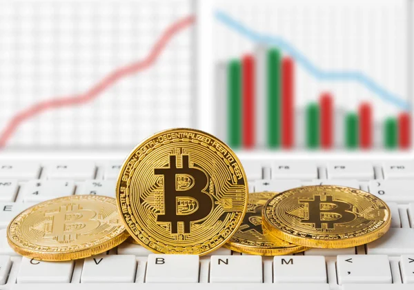 Bitcoins bilgisayar ve diyagram - iş geçmişi