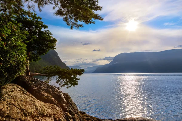 Fiordo Sognefjord - Noruega — Foto de Stock