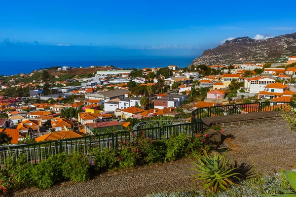 Stadt Funchal Auf Madeira Portugal Reisehintergrund — Stockfoto