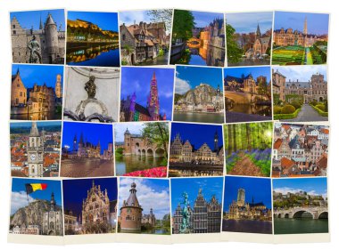 Belçika seyahat resimleri - doğa ve mimari arka plan (fotoğraflarım)