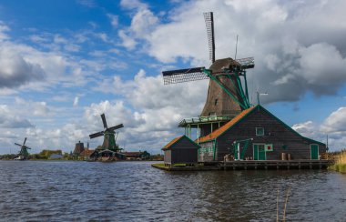 Zaanse Schans - Hollanda 'daki Yel Değirmenleri - mimari geçmişi