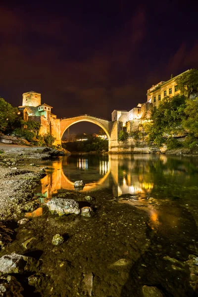 Old Bridge Mostar Bosnia Herzegovina Architecture Travel Background — Stock Photo, Image