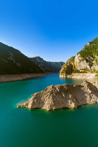 Piva Canyon Montenegro Nature Travel Background — Stock Photo, Image
