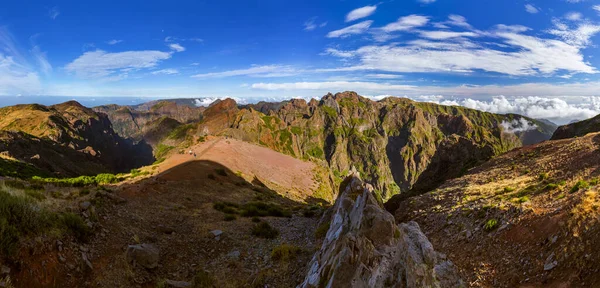 Pico Arierio Pico Ruivo Madeira Portugal Fundo Viagem — Fotografia de Stock