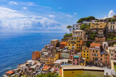 Cinque Terre 'deki Riomaggiore - İtalya - mimari geçmişi