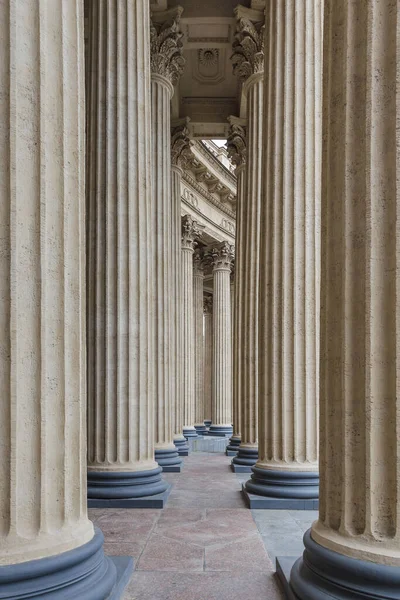 Kazan Cathedral Colonnad Szentpétervár Oroszország — Stock Fotó