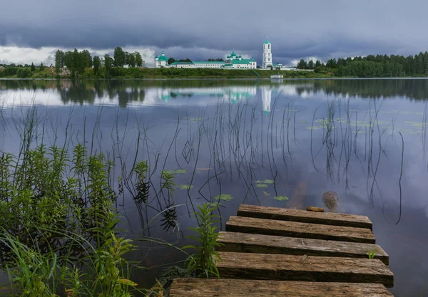 Het Mannelijke Svirski Klooster Het Dorp Old Sloboda Regio Leningrad — Stockfoto