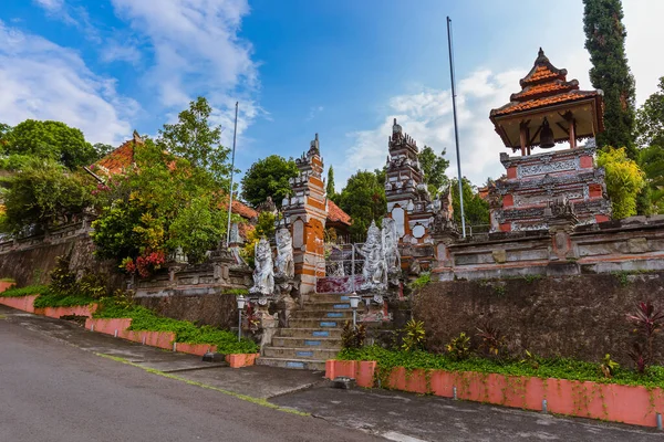 Templo Budista Banjar Isla Bali Indonesia Viajes Arquitectura Fondo — Foto de Stock