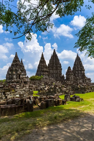 Prambanan Temple Yogyakarta Java Island Indonesia Travel Architecture Background — Stock Photo, Image