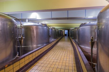 Bira fabrikasında paslanmaz çaydanlık - Belçika