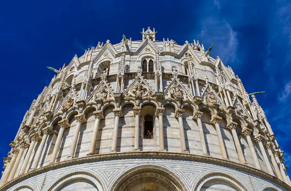 Pisa Talya Vaftiz Mimarlık Geçmişi — Stok fotoğraf