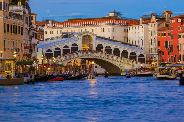 Puente Rialto Venecia Italia Fondo Arquitectónico — Foto de Stock