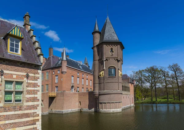 荷兰Kasteel Heeswijk城堡 建筑背景 — 图库照片